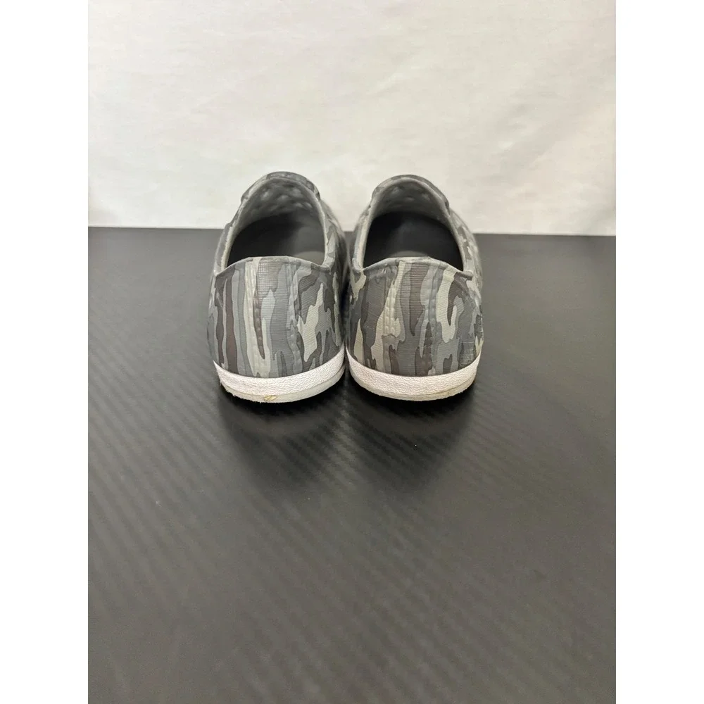 Cat & Jack Kids Grey Camo Slip On Water Shoes Perforated Clogs Size 10